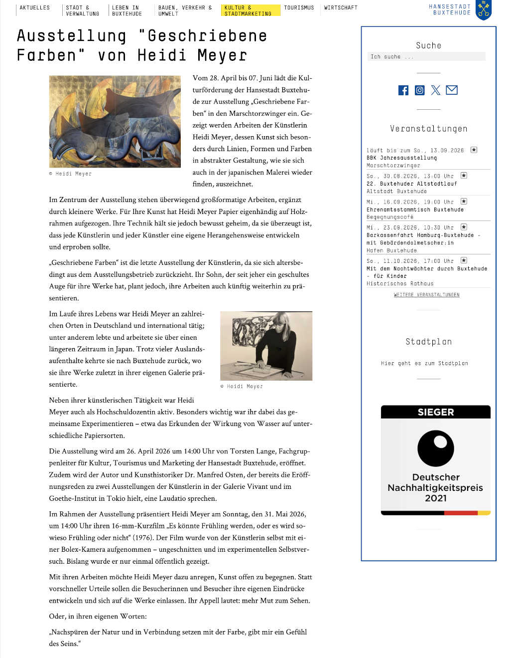 Zeitungsartikel